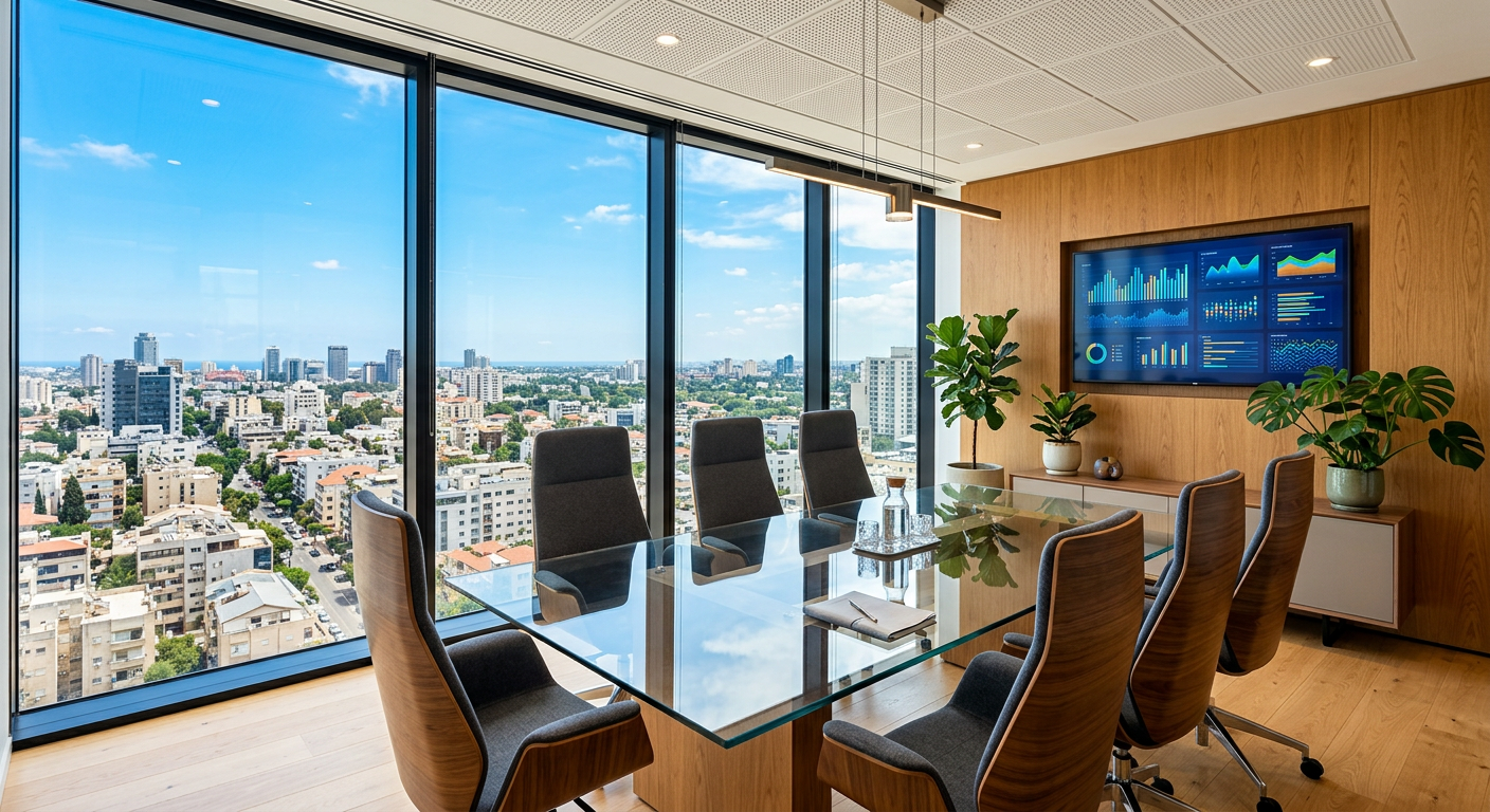 Modern consulting office interior